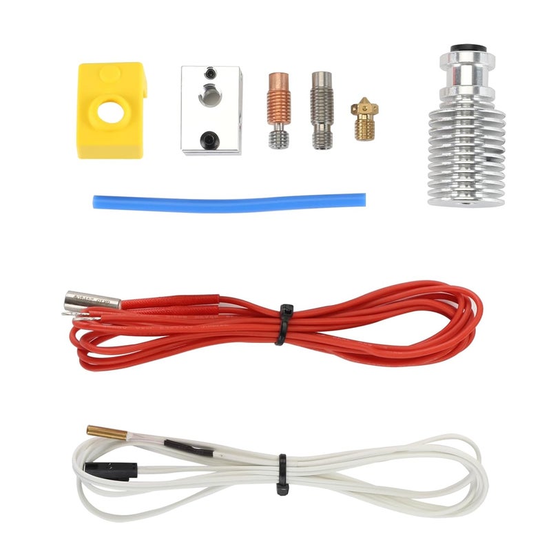 FYSETC Prus i3 Hotend MK3S+ J-Head Extruder Kit 24V 40W for 1.75mm Direct Filament Compatible with Prus i3 MK3/MK3S/MK3S+ and Other E3 V6 Remote Printhead Printer with Silicon Cover and 0.4mm Nozzle - Image 2
